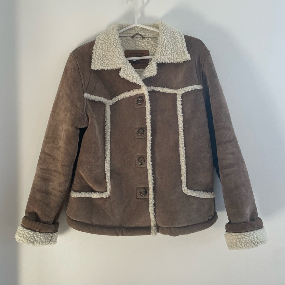 Vintage Guess Sherpa Jacket
